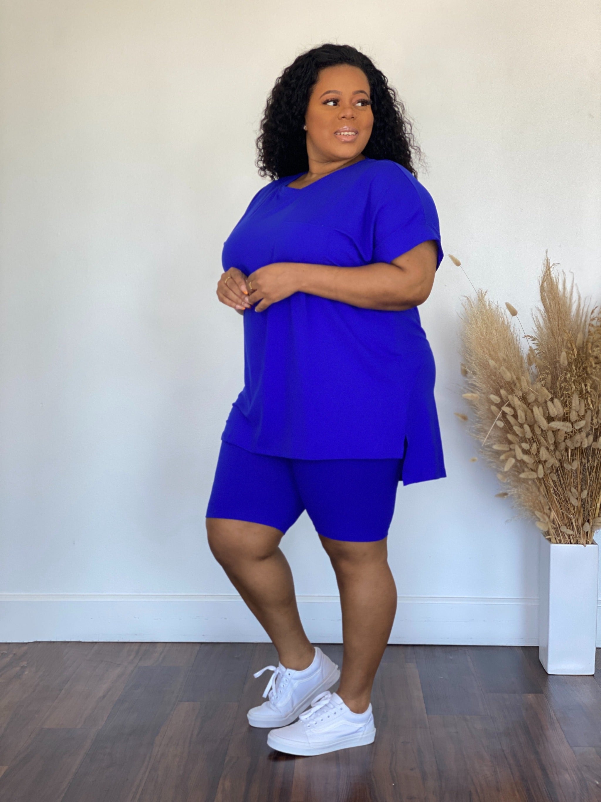 Bright biker shorts deals
