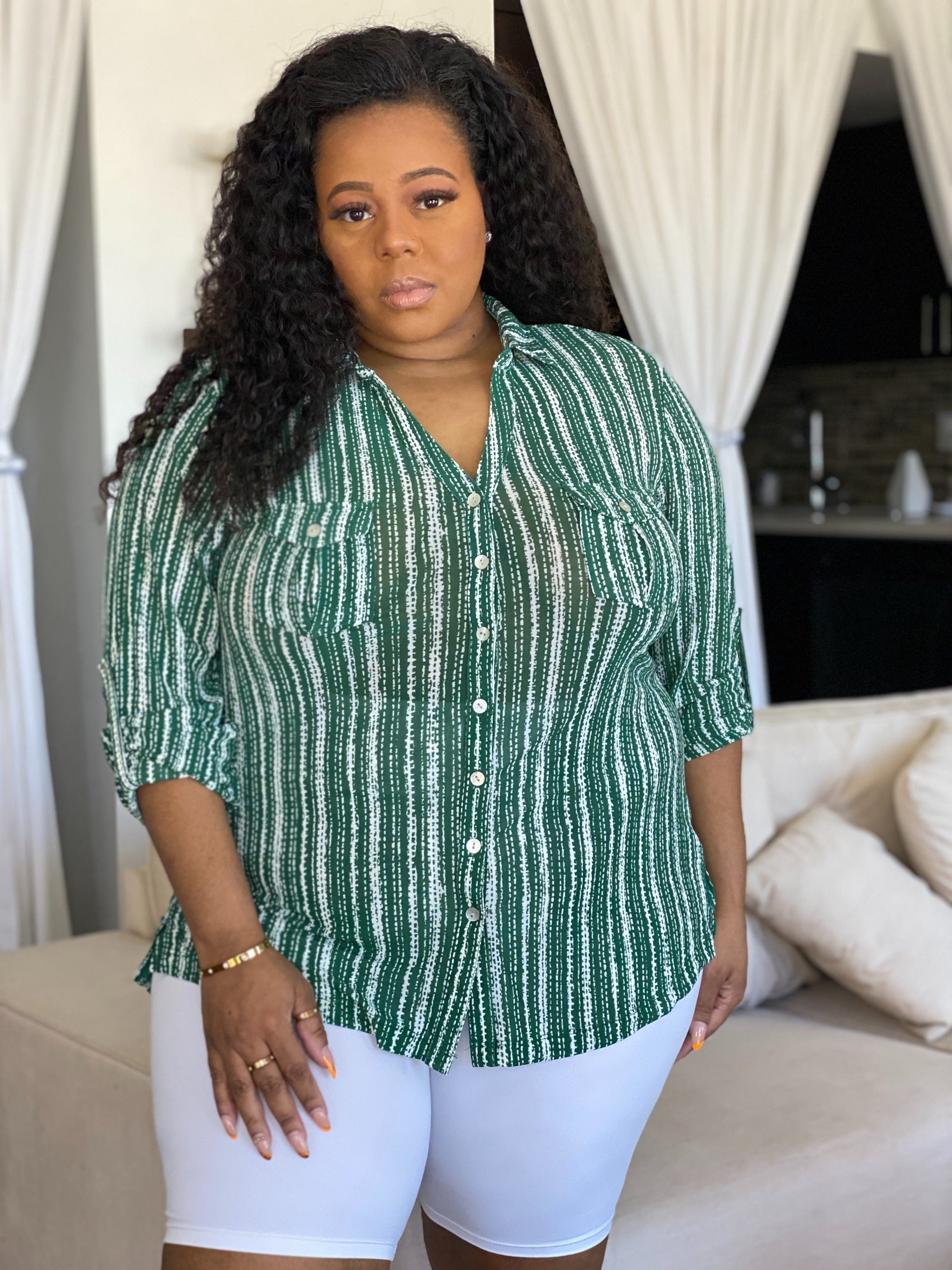 Button Up Blouses Jade Velour Boutique