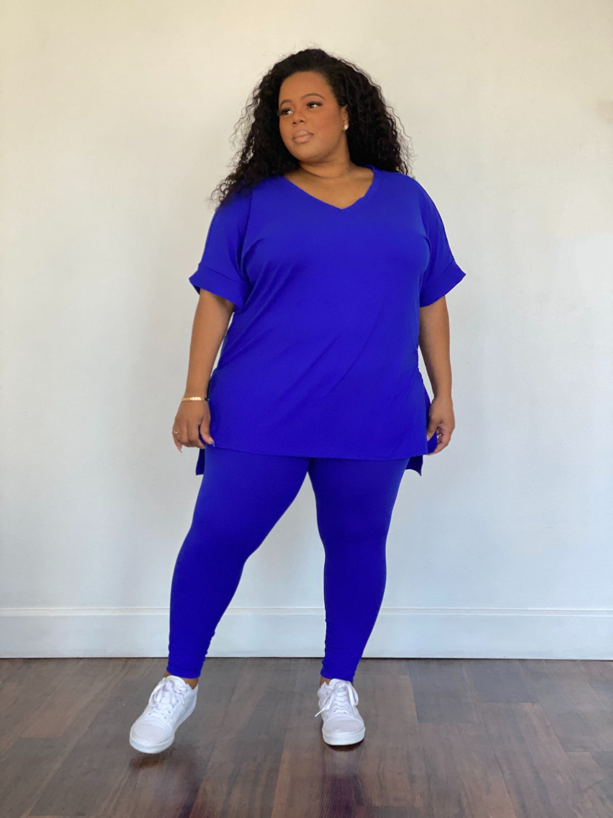 Essential Leggings Set  Bright Blue – Jade Velour Boutique